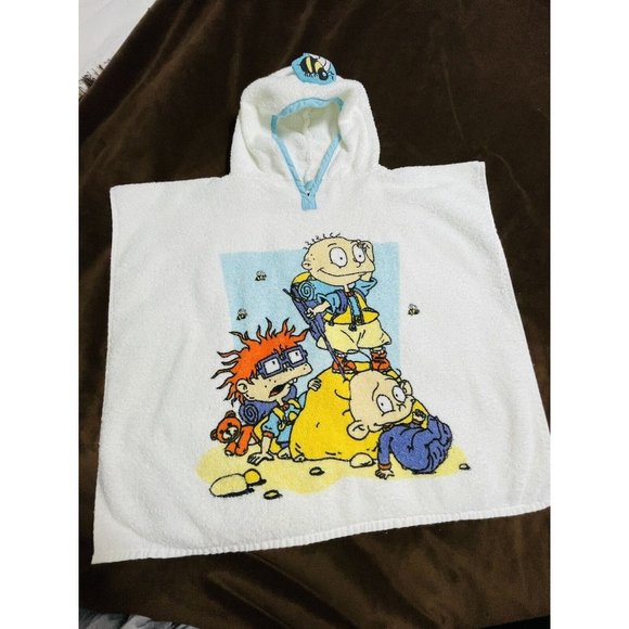 Nickelodeon Other - Rugrats Beach Bath Towel Hoodie Poncho Nickelodeon TV Cartoon 2-5 Years Vintage